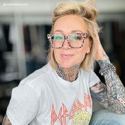 Taylor Braun-Leo Quadratisch Brille8