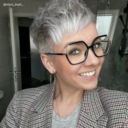 Yulisa Schwarz Quadratisch Brille6