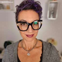 Pearl Schwarz Cateye Brille8