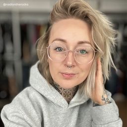 Qusay Rosa Rund Brille8