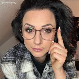 Haygood Braun Klar Cateye Brille6