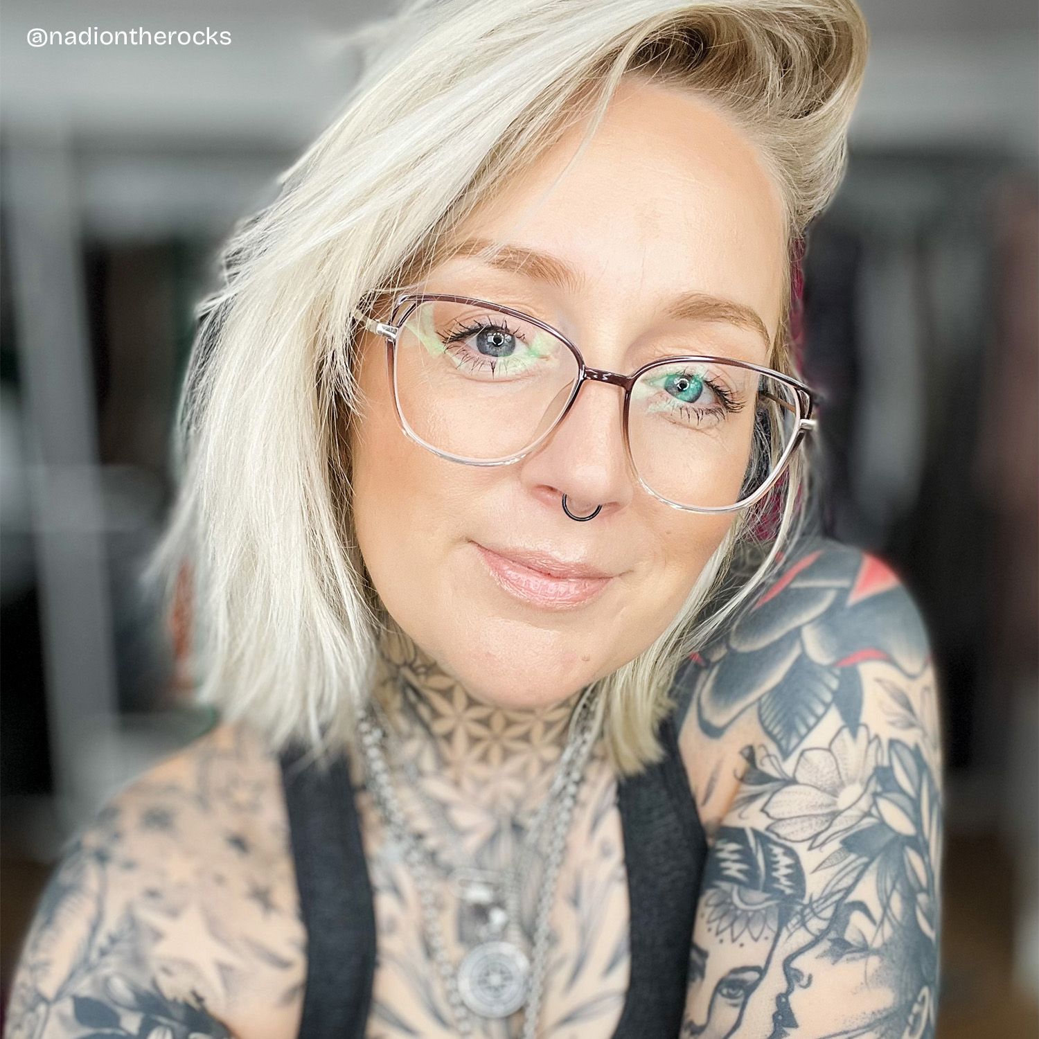 Haygood Braun Klar Cateye Brille5