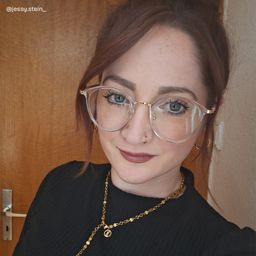 Basilia Gold Cateye Brille7