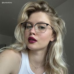 Gisela Schwarz Rechteckig Brille8