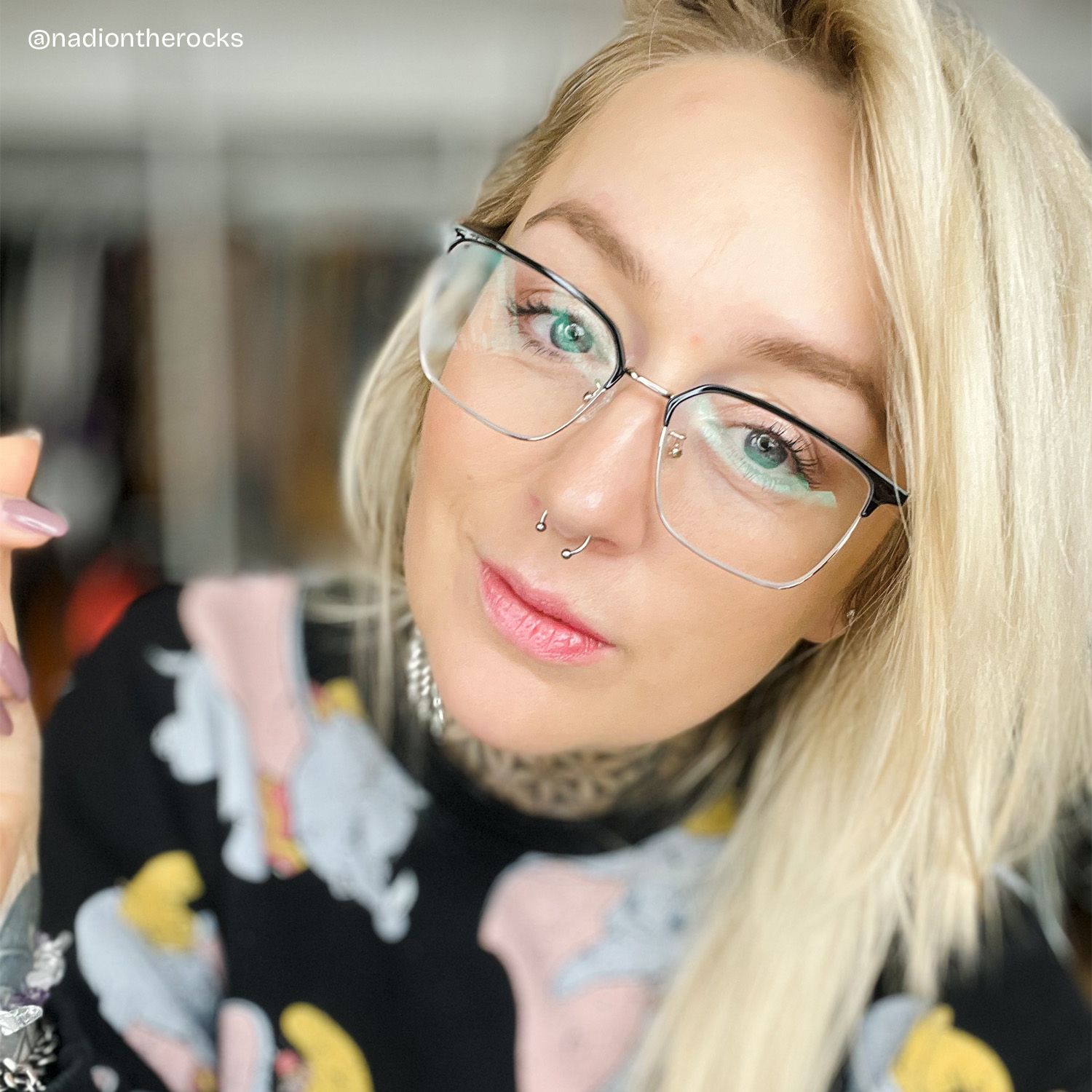 Gisela Schwarz Rechteckig Brille7