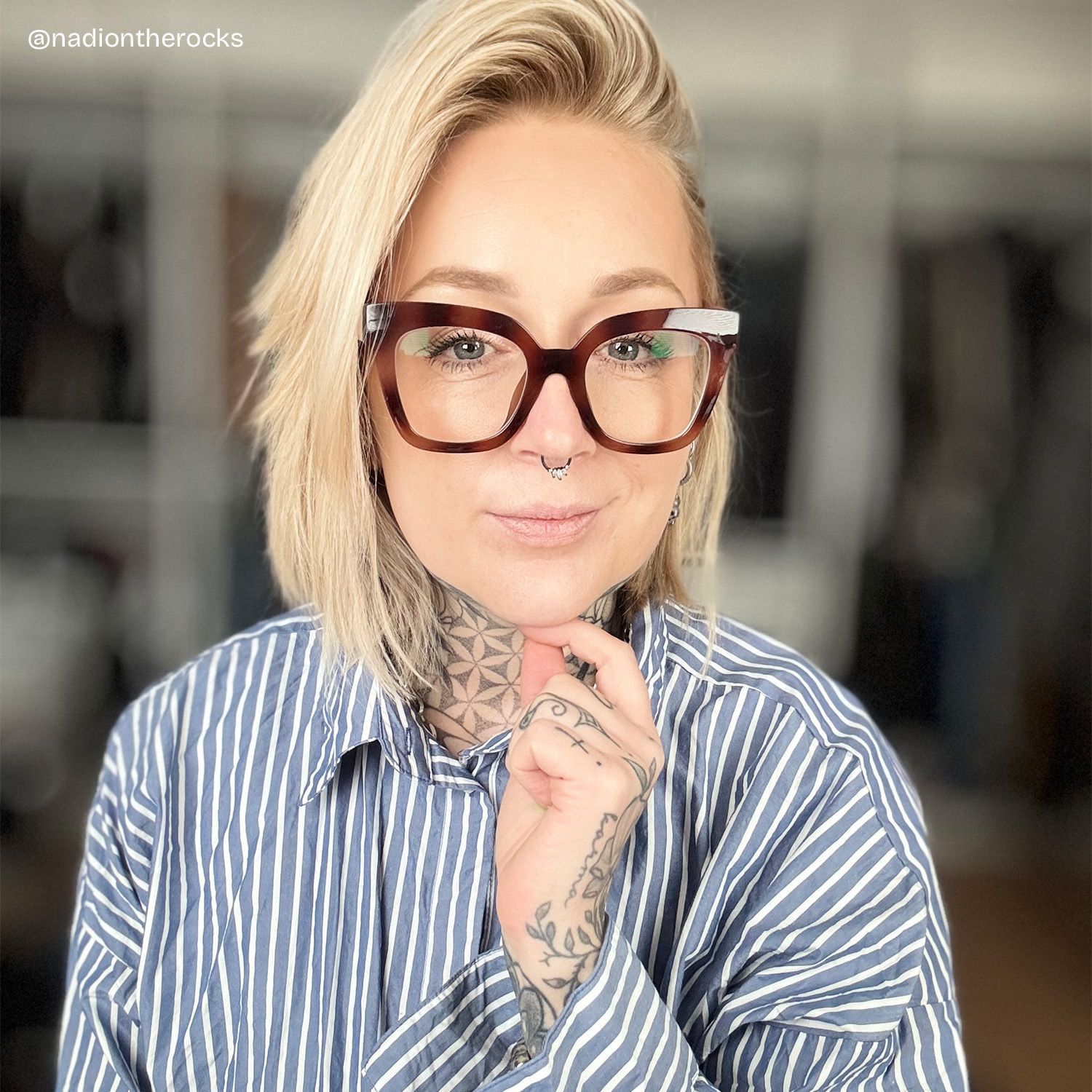 Malcolm Bernstein Quadratische Brille10