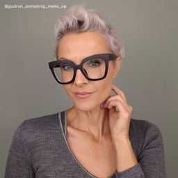 Malcolm Schwarz Quadratisch Brille6