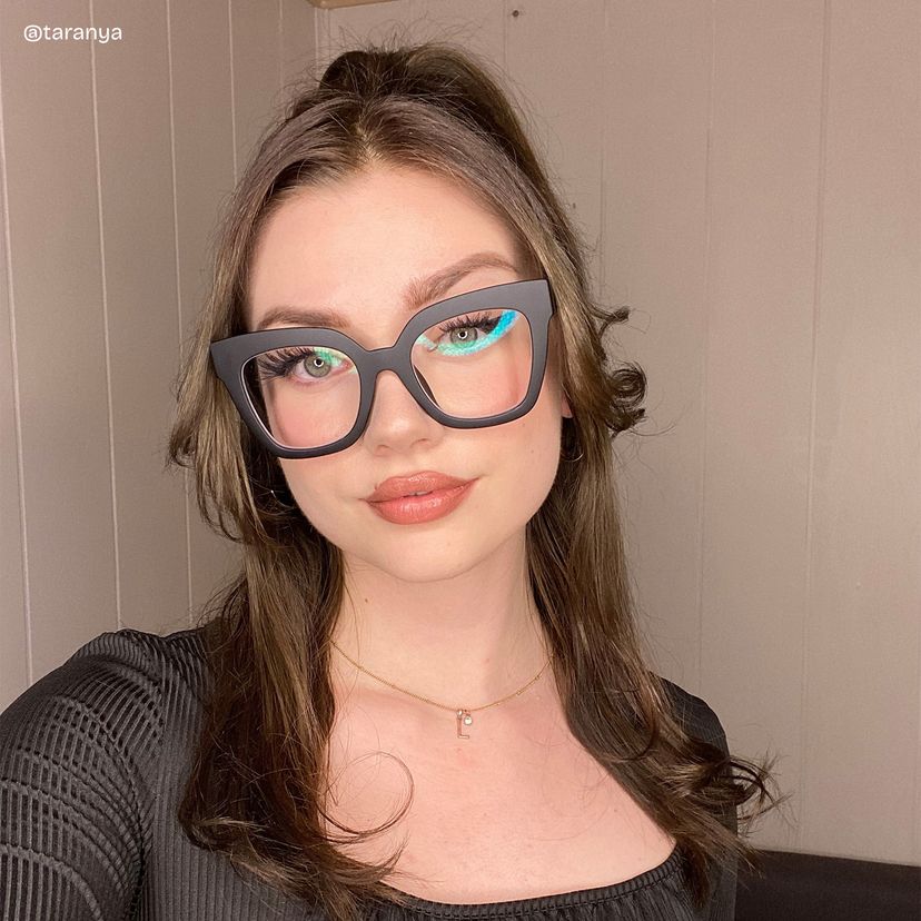 Malcolm Schwarz Quadratisch Brille