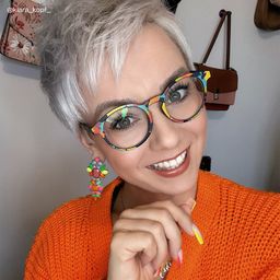 Minne Bunt Rund Brille7