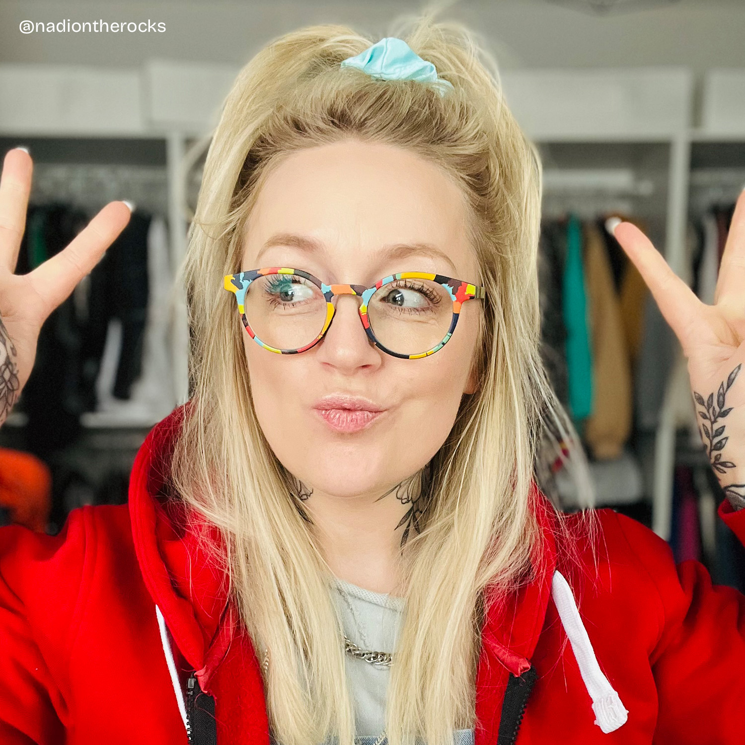 Minne Bunt Rund Brille8