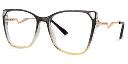 Keila Braune Cateye Brille1