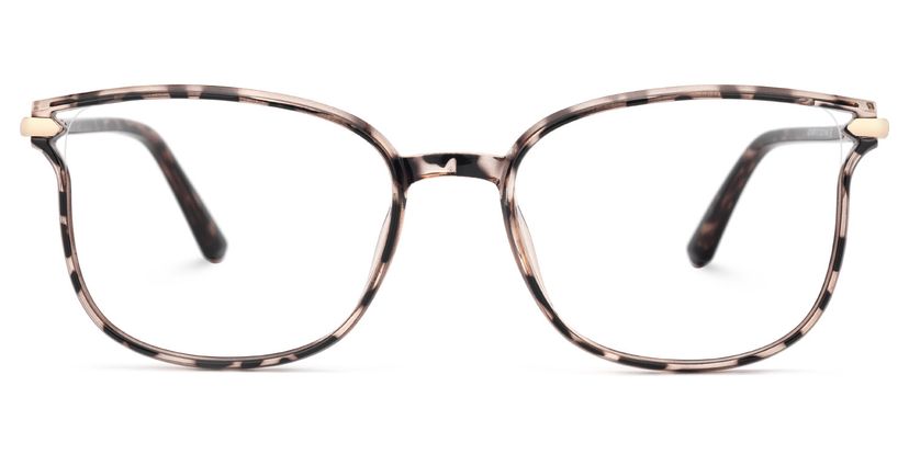 Mander Braun-Tortoise Quadratisch Brille