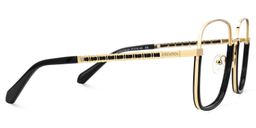 Perfecta Schwarz Quadratisch Brille5