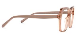 Norah Champagne Geometrische Brille3