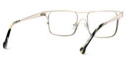 Nova Gold Rechteckig Brille2