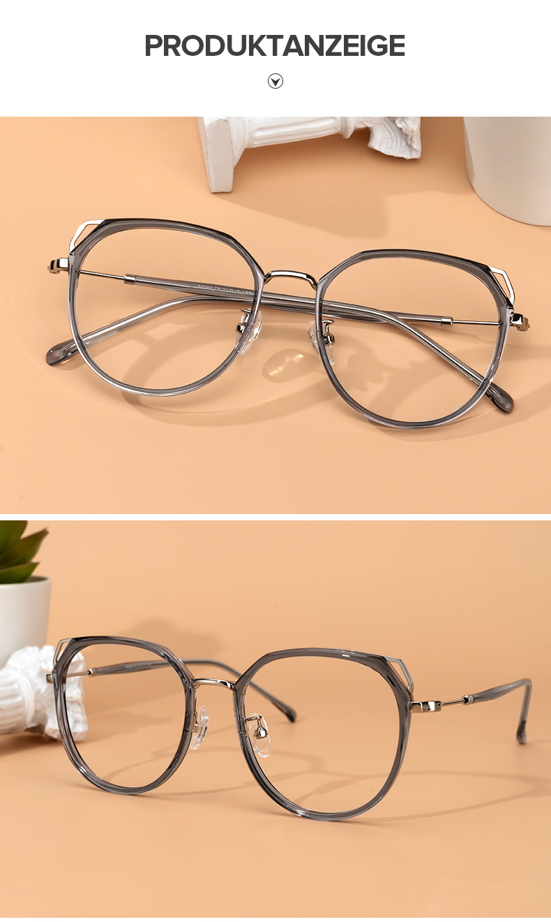 Ofelia Grau Geometrisch Brille