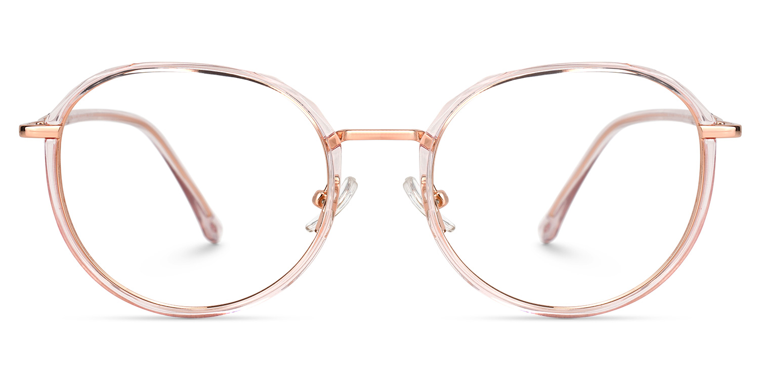 Kairos Rosa-Gold Rund Brille0