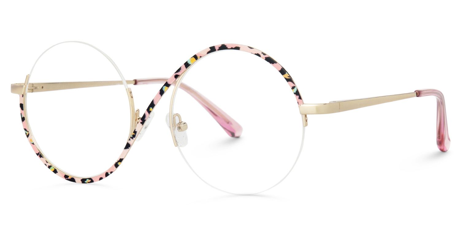 Alina Blumendruck-Rosa Rund Wicked Brille1