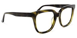 Quiana Grün-Tortoise Quadratisch Brille2