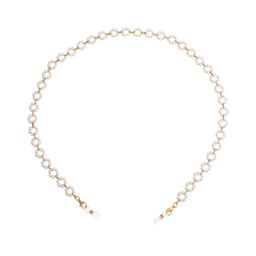 Joni Weiß Perle Brillenkette1