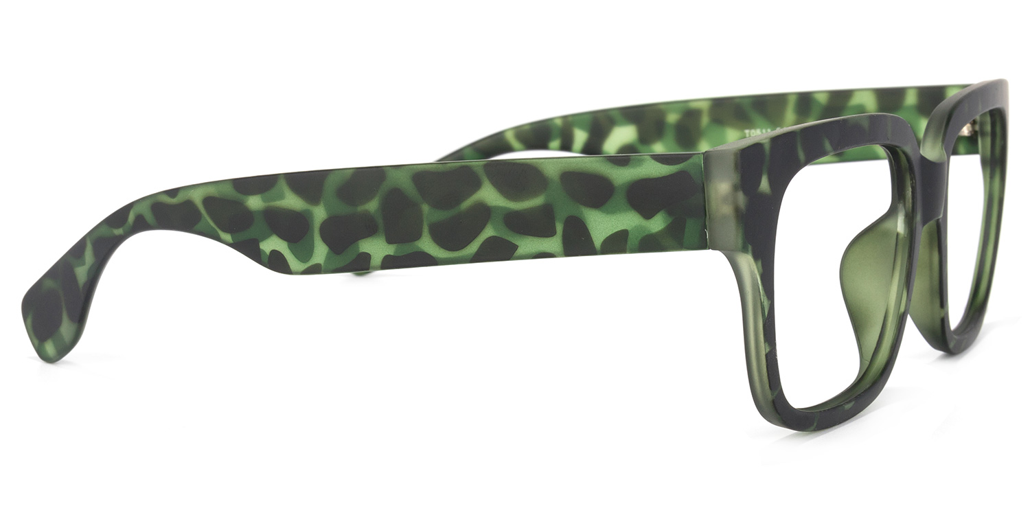 Colin Grün-Tortoise Rechteckig Brille3