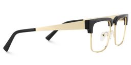 Gerena Schwarz-Gold Browline Brille4