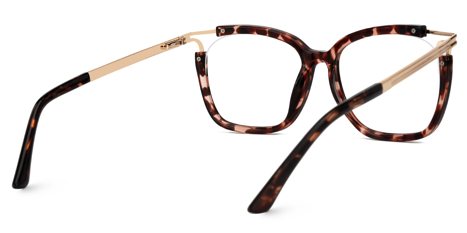 Nuriama Braun-Tortoise Cateye Brille2