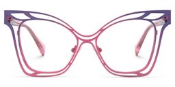 Cini Lila-Rosa Cateye Brille0