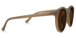 Gaige Braun Rund Sonnenbrille2