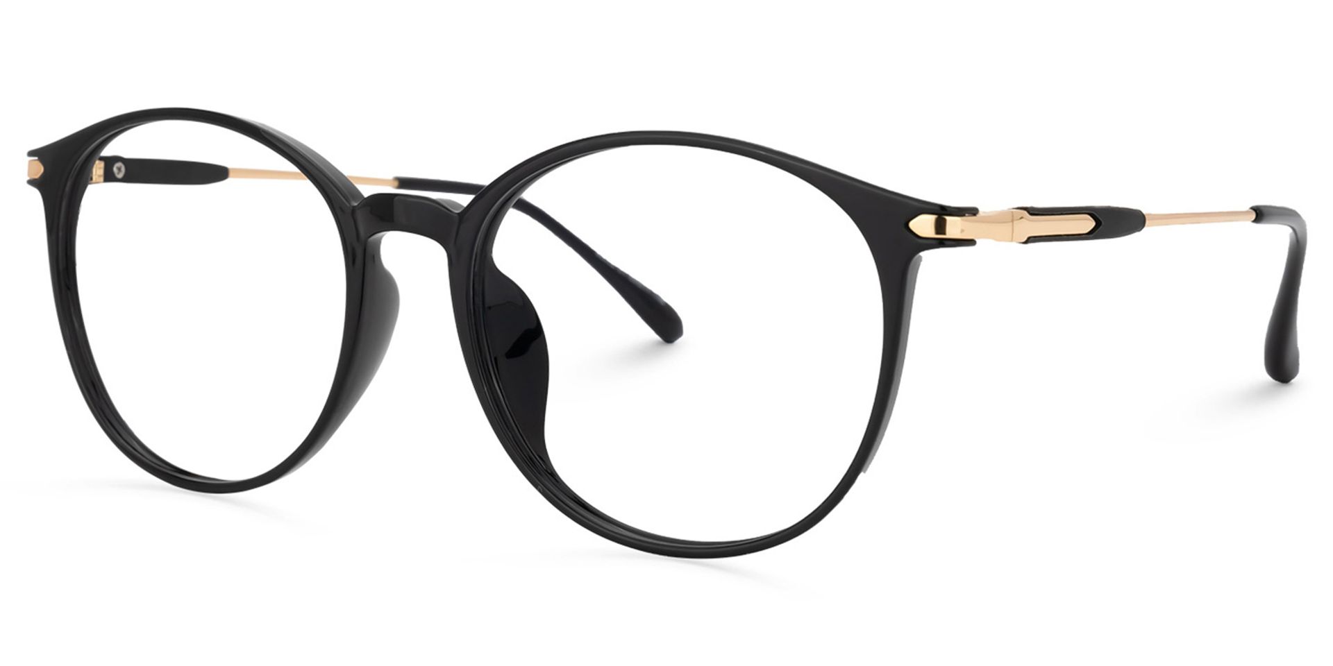 Jethro Schwarz Rund Brille1