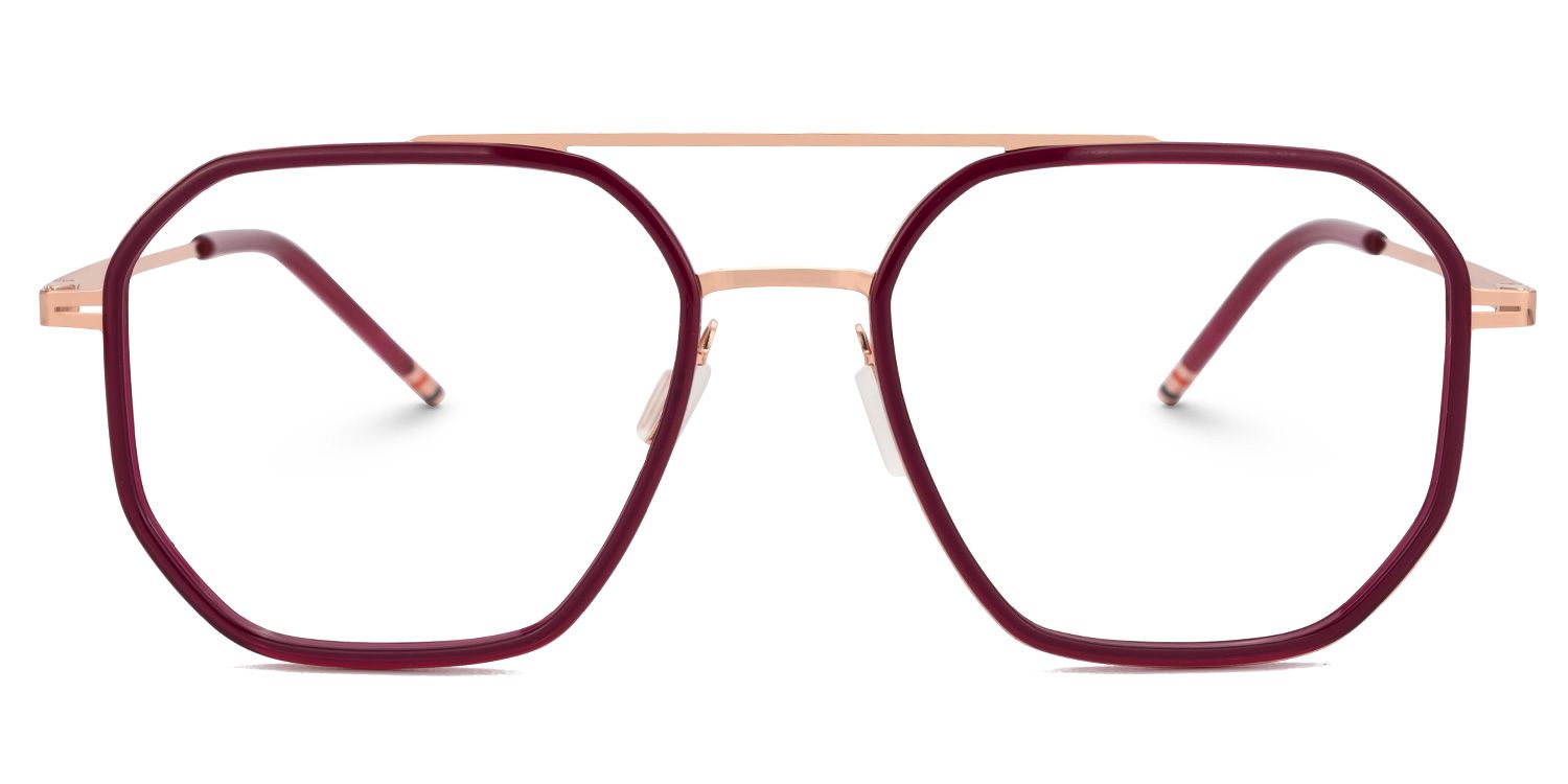 Bethany Rot Pilot Brille0