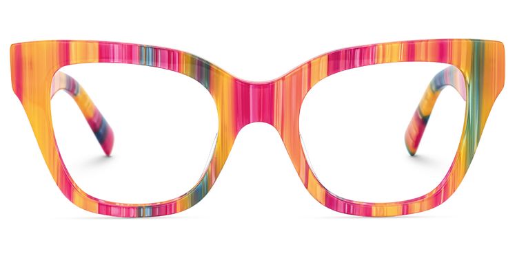 Nereyda Twizzlers Bunt Cateye Bonbon Brille