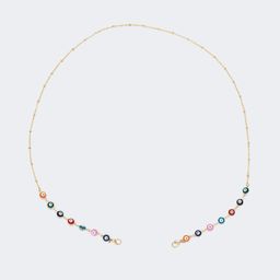 Hart Bunte Perlen Brillenkette1