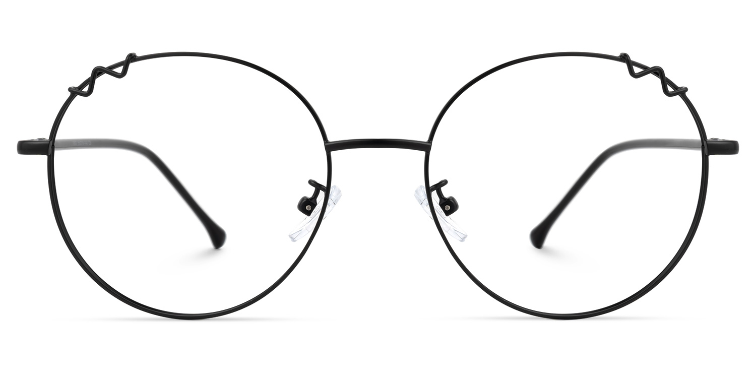 Bakula Schwarz Rund Brille0