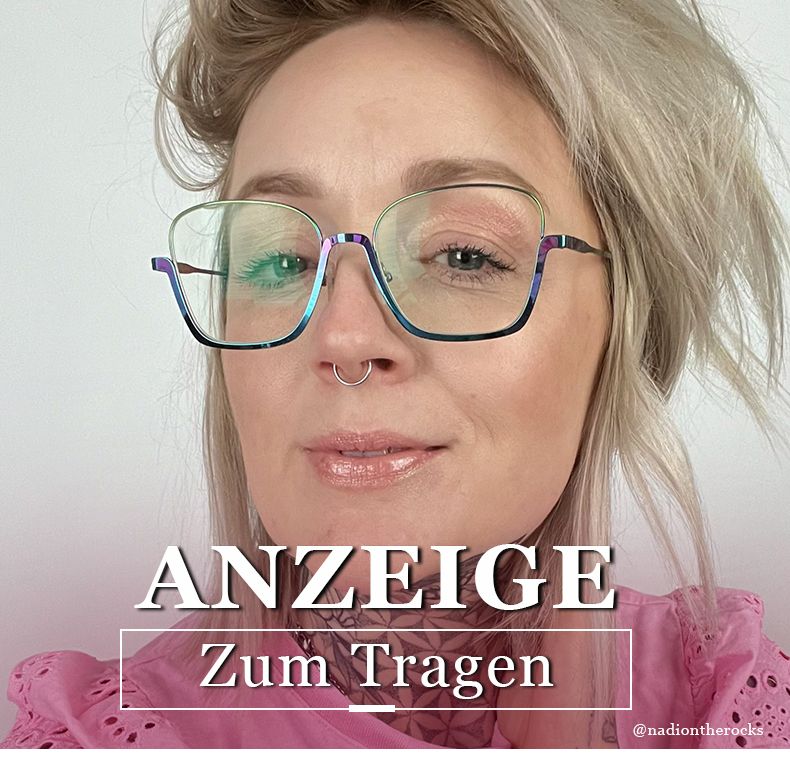 Easter Bunt Quadratisch Brille