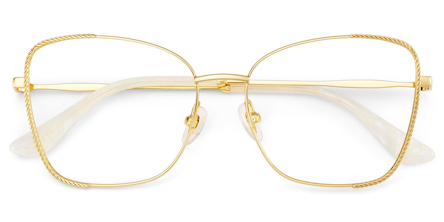 Kai Gold Schmetterling Metall Brille1