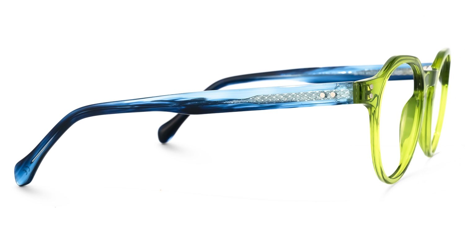 Plauen Grüne Runde Brille2