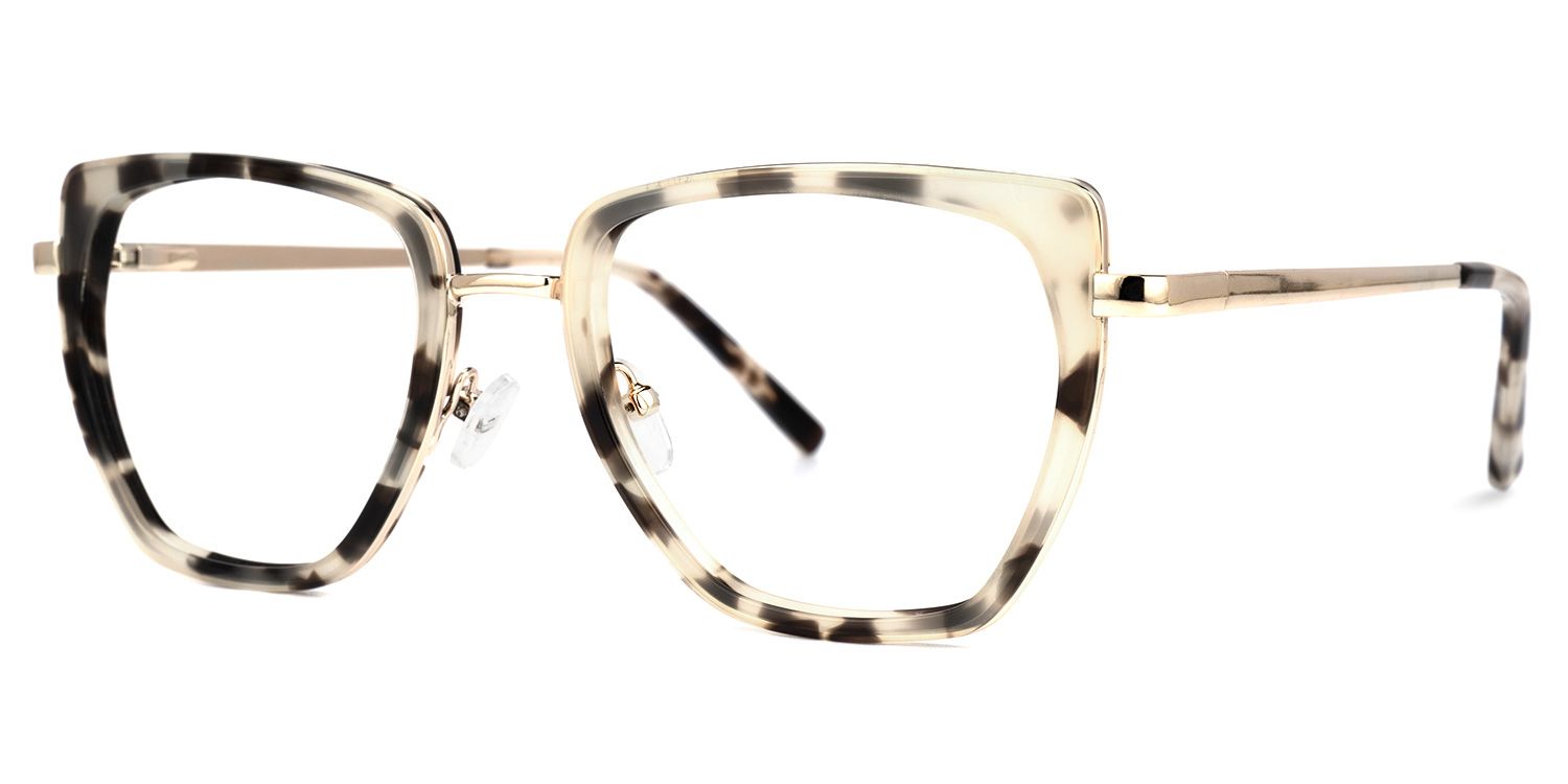 Quasar Schwarz-Tortoise Cateye Brille1