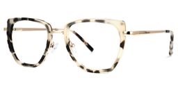 Quasar Schwarz-Tortoise Cateye Brille1