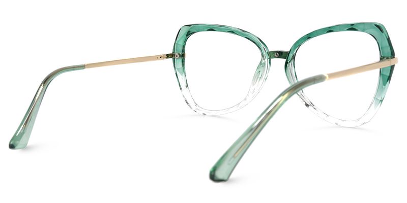 Mia Grün Kristall Schmetterling Brille4