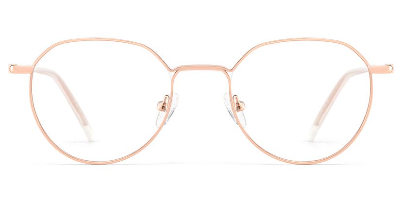 Thea Gold Geometrisch Brille
