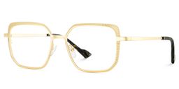 Maverick Gold Quadratisch Brille4