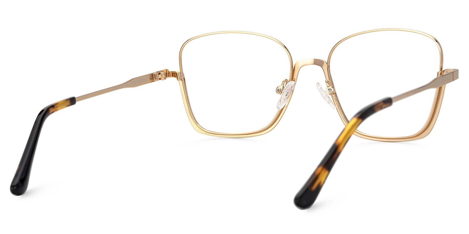 Easter Gold Quadratisch Brille3