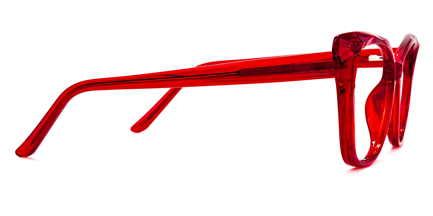 Farris Rot Quadratische Brille3
