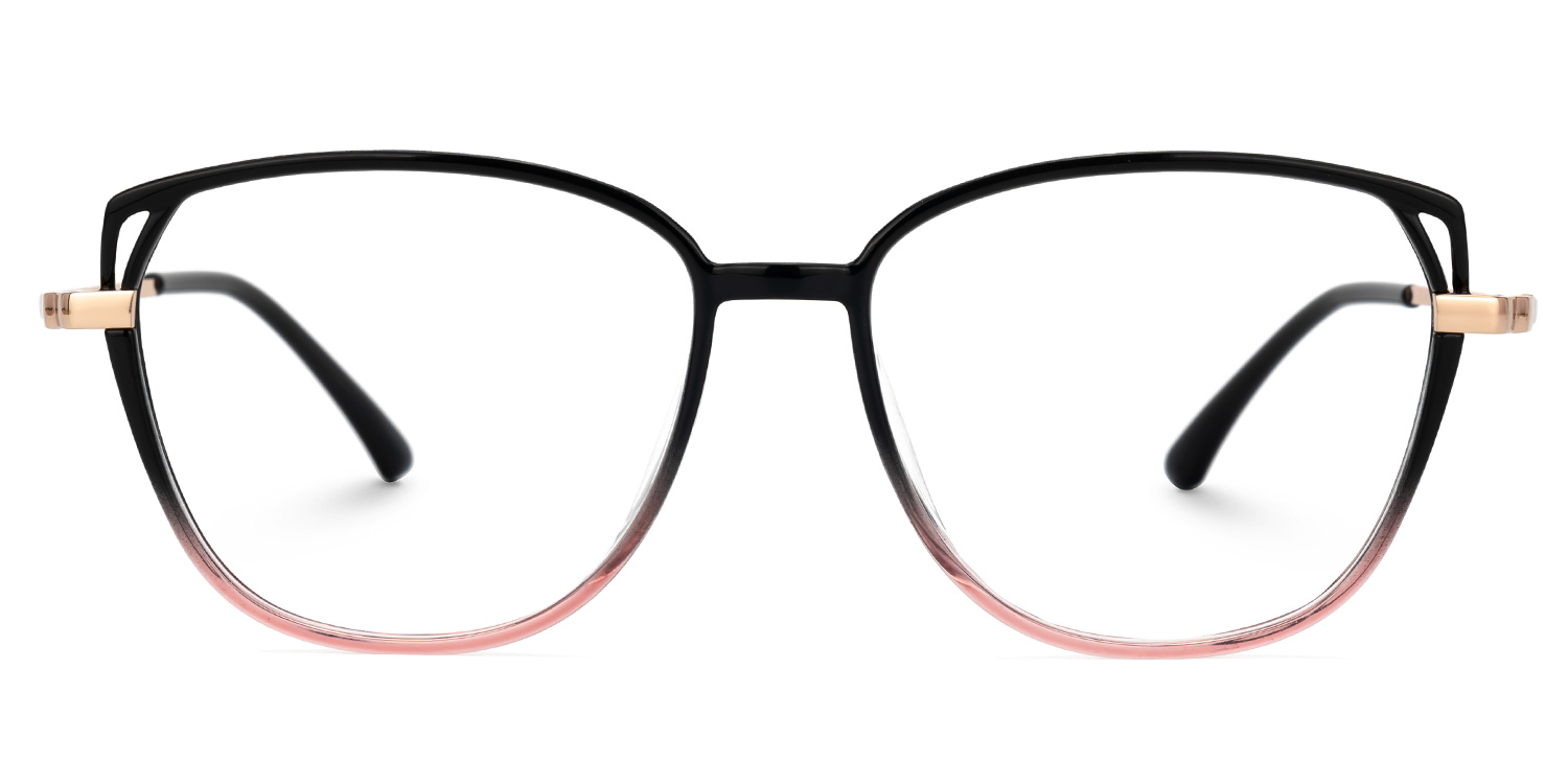 Haygood Schwarz-Rosa Cateye Brille