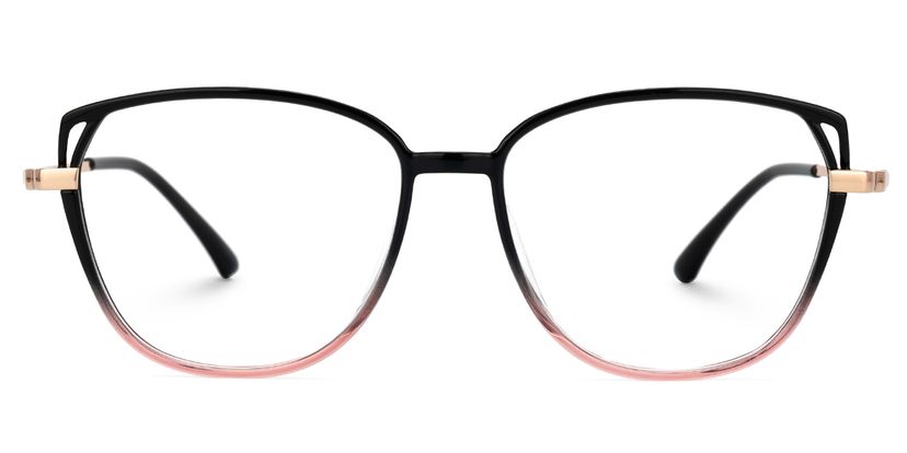 Haygood Schwarz-Rosa Cateye Brille