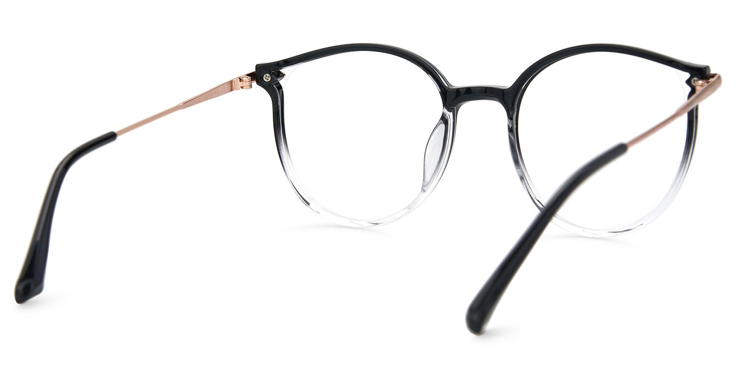Yadejah Schwarz Cateye TR90 Brille4