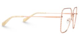 Teri Rosa-Gold Pilot Brille6