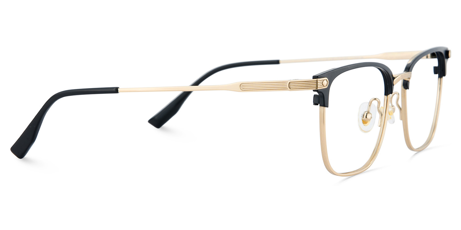 Barrett Gold Browline Titan Brille3