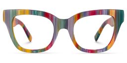 Nereyda Skittles Bunt Cateye Bonbon Brille0